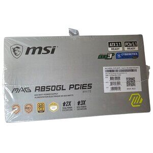 MSI MAG A850GL PCIE5 White Gaming Power Supply